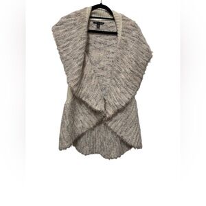 Cable & Gauge Textured Cream Sweater Vest